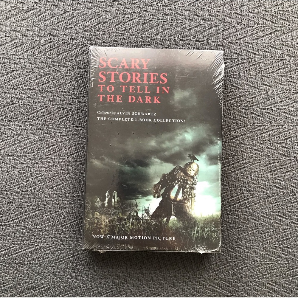 NWT Alvin Schwartz Scary Stories to Tell in the Dark Complete 3 Book Boxed Set